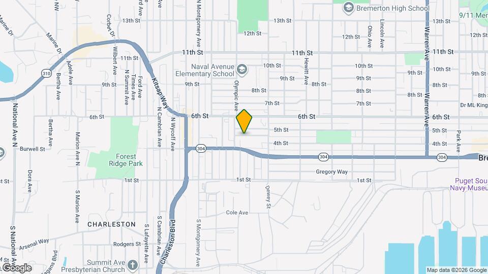 2139 4th St, Unit Downstairs Map and Location Details