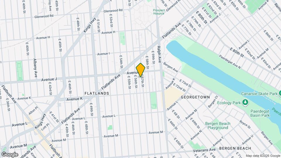 1030 E 57th St Map and Location Details
