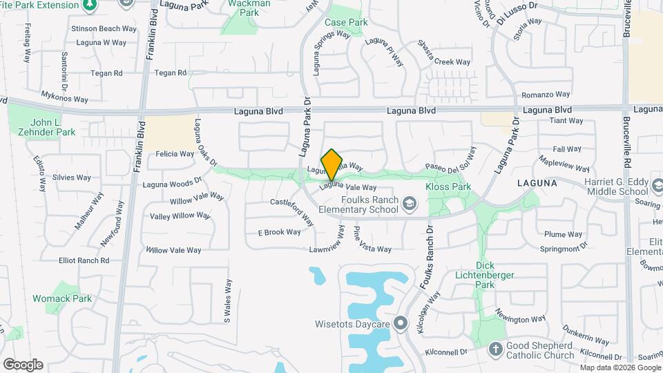 5828 Laguna Vale Way Map and Location Details