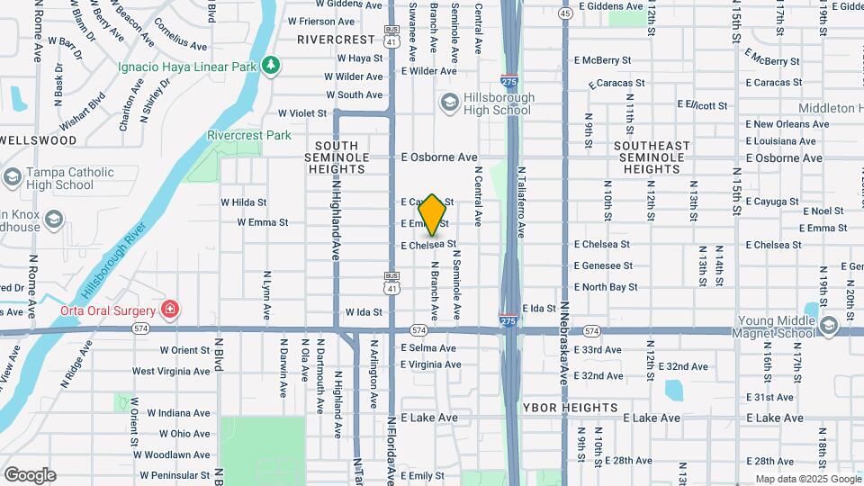 4400 N Branch Ave Map and Location Details