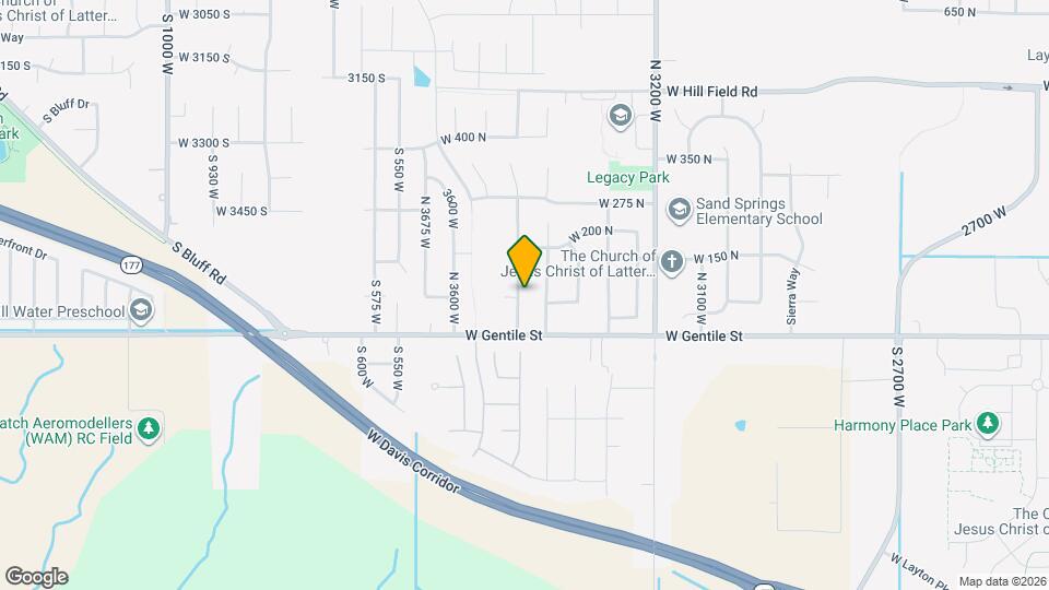 82 N 3475 W Mapa y Detalles de la Ubicación