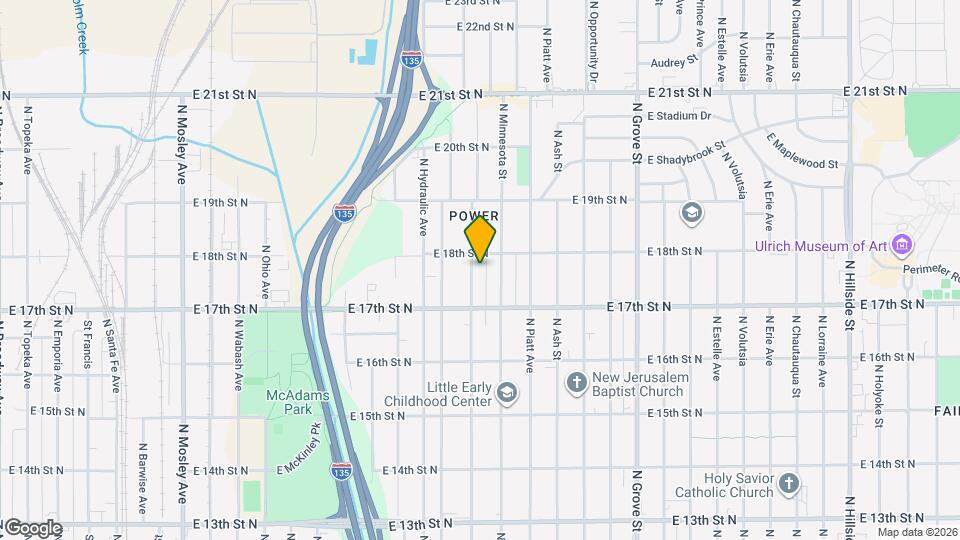 1842 N Minneapolis Ave Map and Location Details