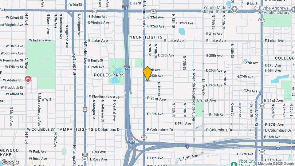905 E 24th Ave-Unit -B Mapa y Detalles de la Ubicación
