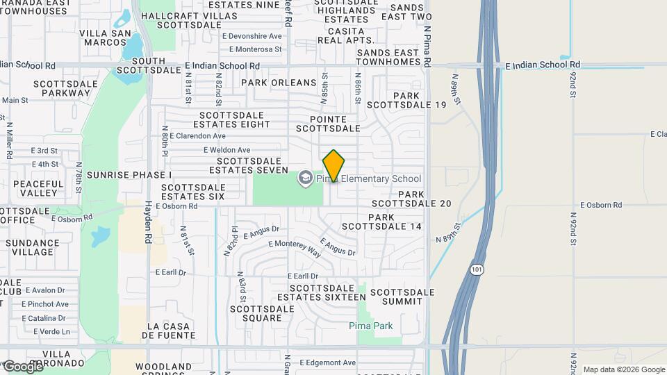 3425 N 85th St Map and Location Details