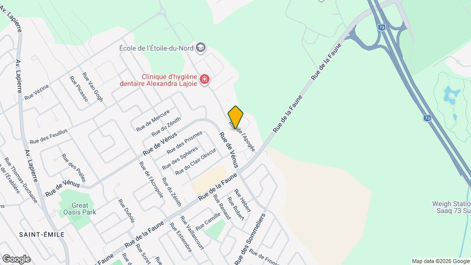 7027 De L'apogée Rue Map and Location Details