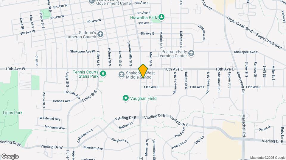 1055 Spencer St S Mapa y Detalles de la Ubicación