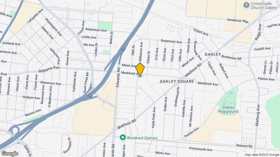 3954 Millsbrae Ave (No Leasing Office) Map and Location Details