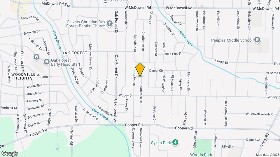 3139 Charleston Dr Map and Location Details