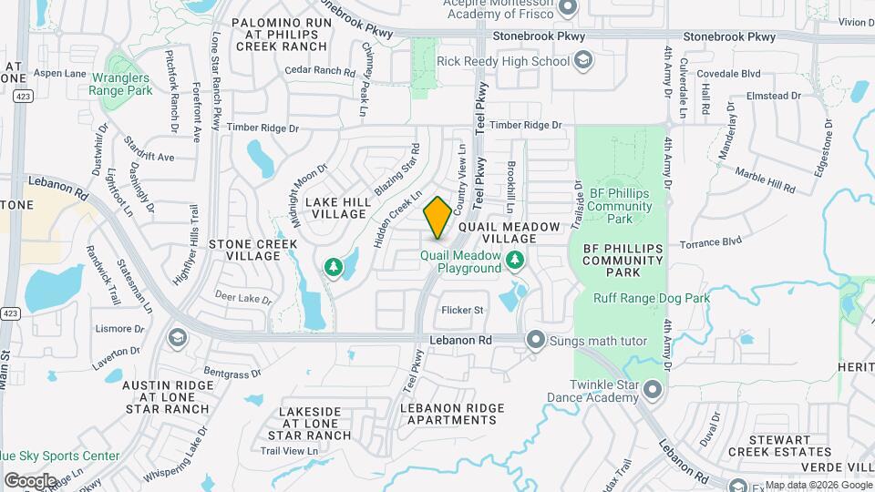 2258 Fox Ridge Trail Map and Location Details