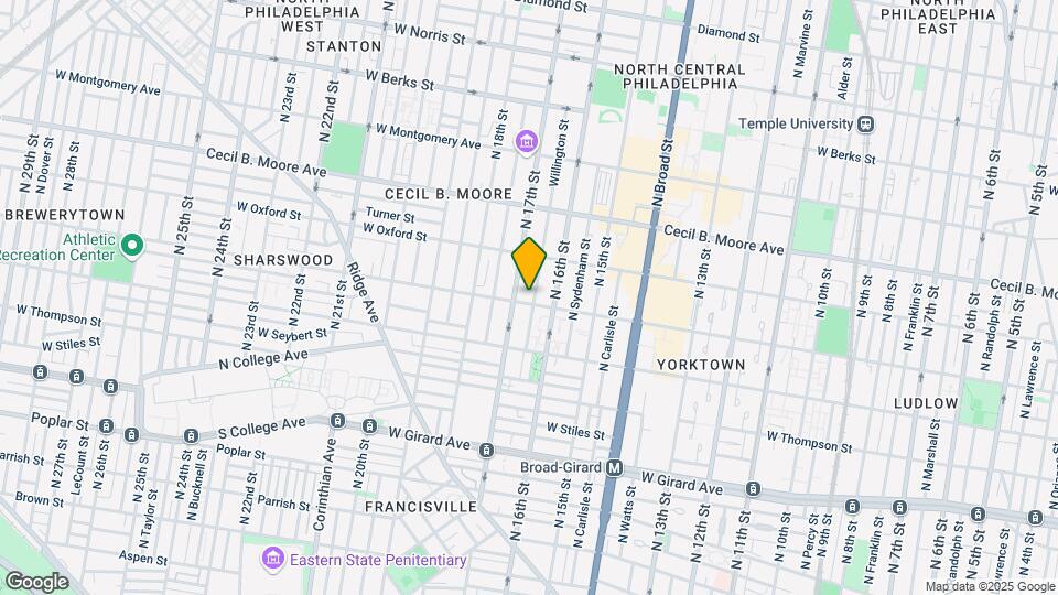 1504 N Willington St Map and Location Details