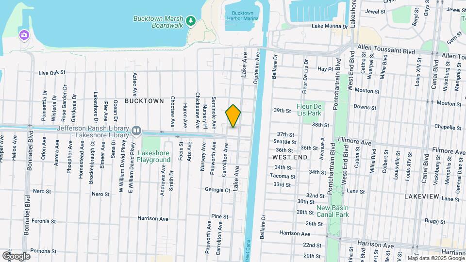 1511 Carrollton Ave Mapa y Detalles de la Ubicación