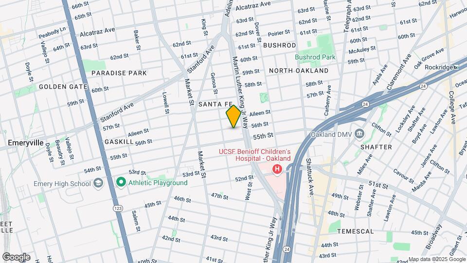 831 56th St Map and Location Details