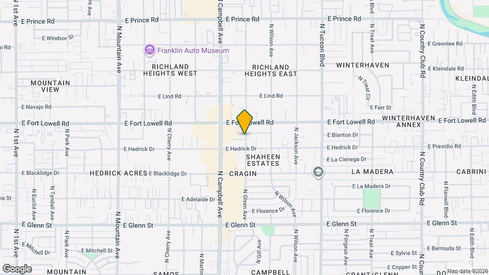 3149 N Olsen Ave Map and Location Details