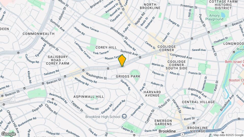 1491 Beacon St, Unit #1489 - 31 Map and Location Details