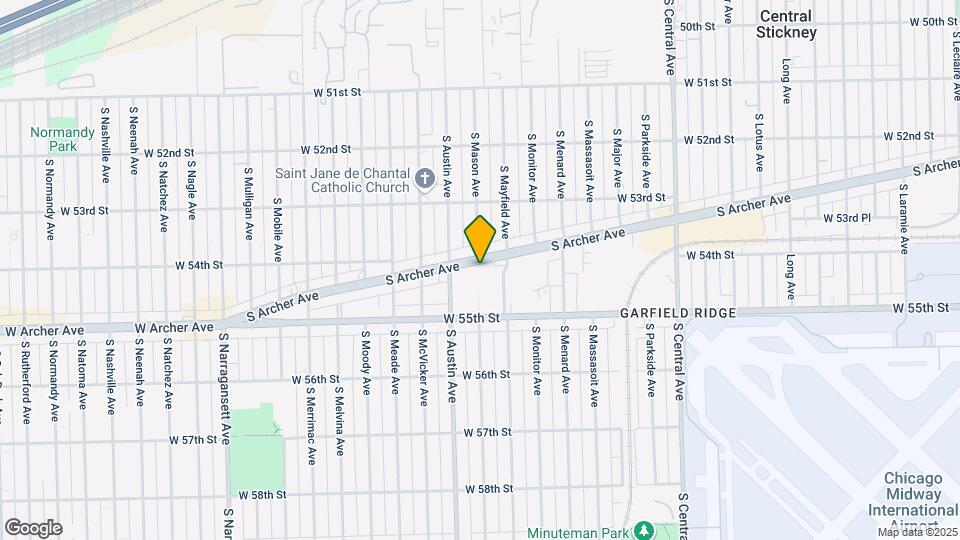 6113-6115 S Archer Ave Map and Location Details