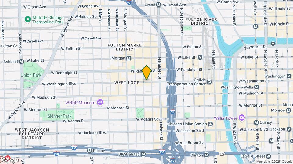 939 W Washington Blvd Map and Location Details