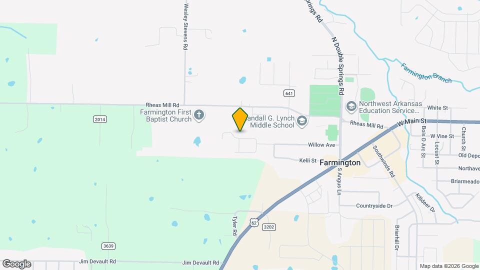 490 Aster Ave Map and Location Details