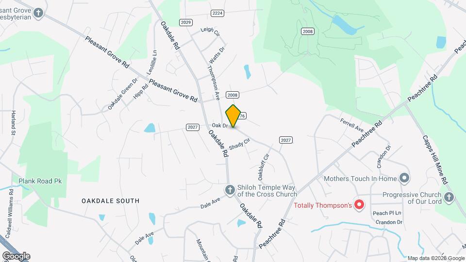 5711 Oak Dr Map and Location Details