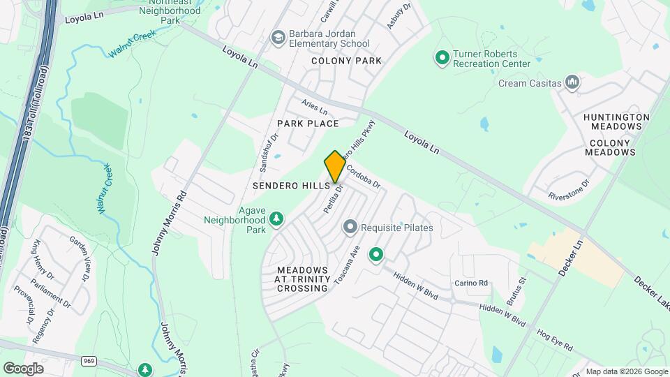 6208 Perlita Dr Map and Location Details