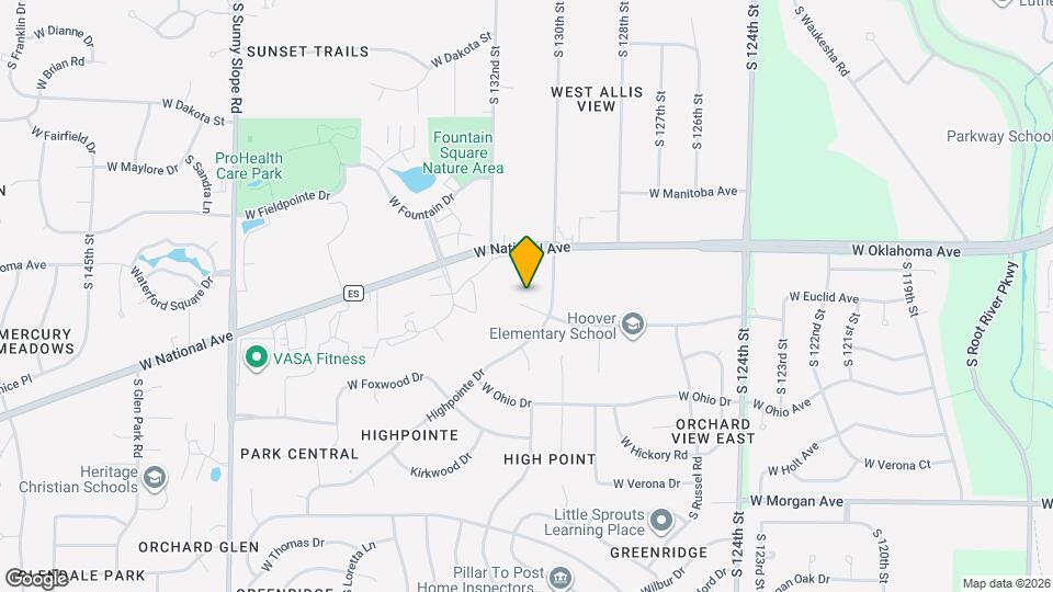 3205 S Ridge Crest Ct Map and Location Details