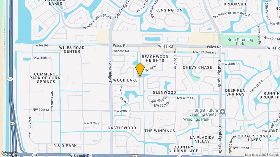 4163 NW 114th Ave Map and Location Details