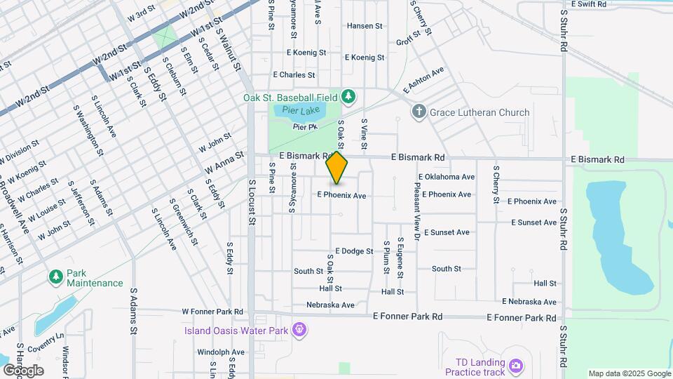404 E Phoenix Ave Map and Location Details