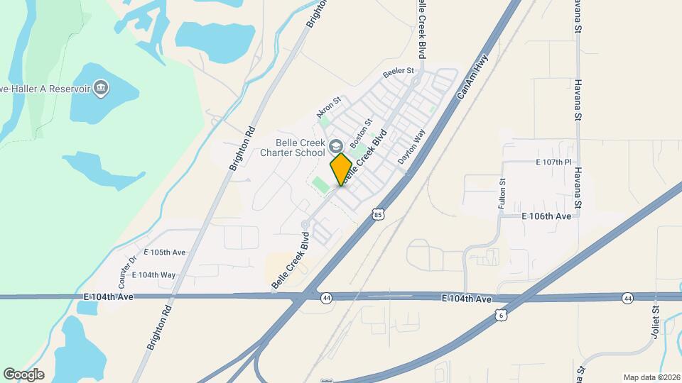 10614 Belle Creek Blvd Map and Location Details