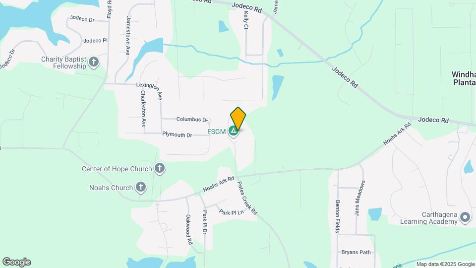 205 Crown Oaks Ct Map and Location Details