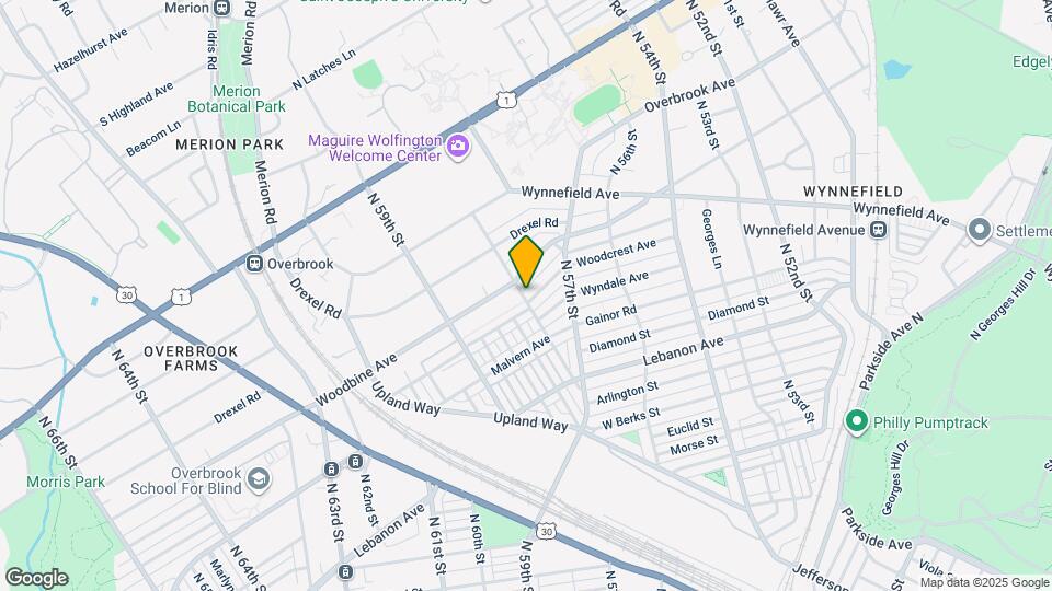 5765 Woodcrest Ave Map and Location Details