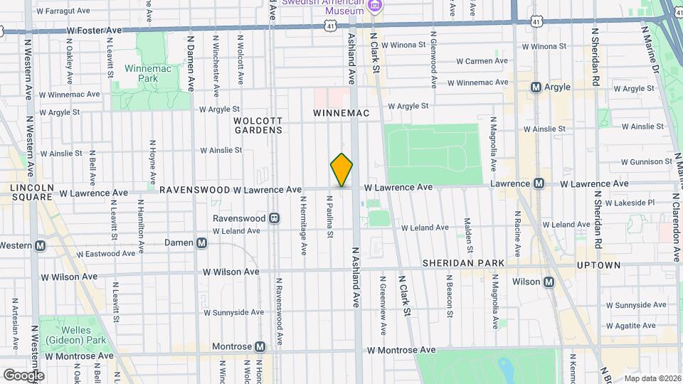 1619 W Lawrence Ave, Unit 3 Map and Location Details