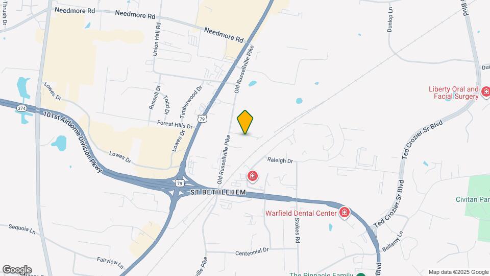 108 Hickory Trace Rd Map and Location Details