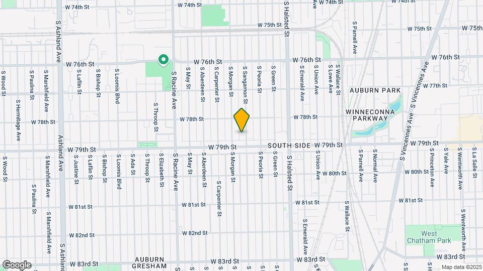 7836 S Sangamon St Map and Location Details