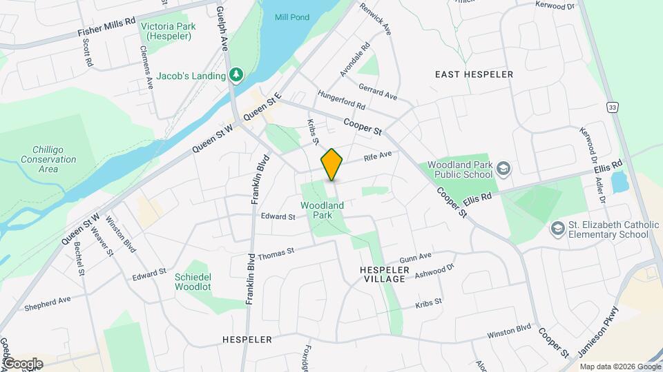 102 Kribs St Map and Location Details