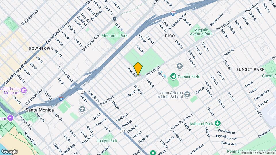 1313 Pico Blvd Map and Location Details