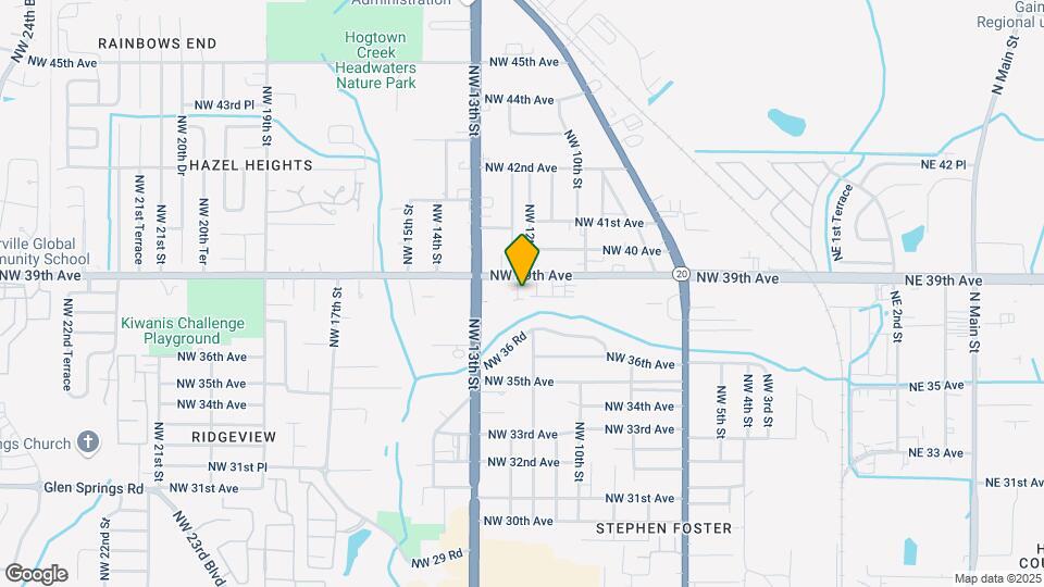 1213 NW 39th Ave Mapa y Detalles de la Ubicación
