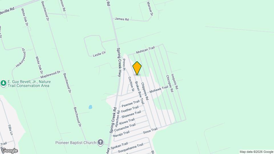 167 Broken Bow Trail Map and Location Details