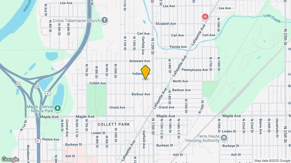 2401 Garfield Ave Map and Location Details