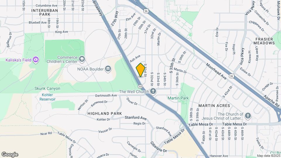 140 S Lashley Ln Mapa y Detalles de la Ubicación