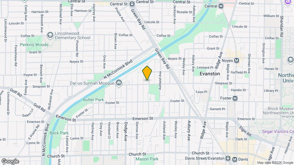 1705 Simpson St Map and Location Details