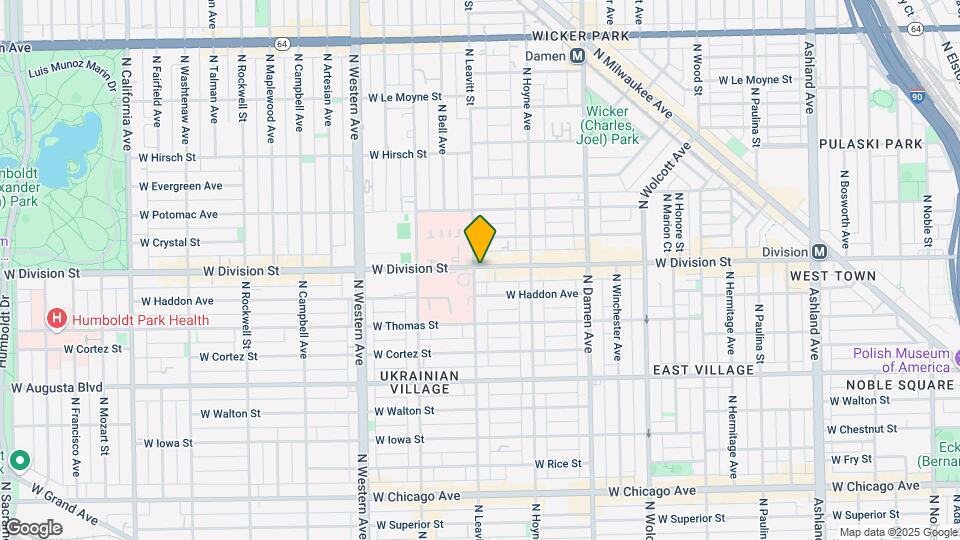 2721 W Division St Mapa y Detalles de la Ubicación