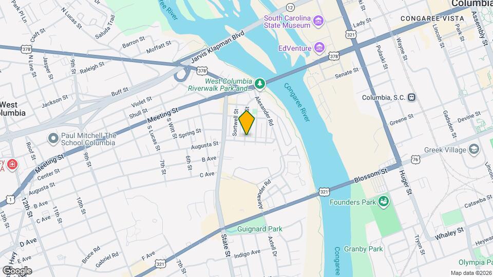 214 Augusta St Map and Location Details