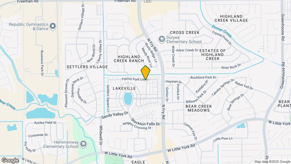 20623 Patriot Park Ln Map and Location Details