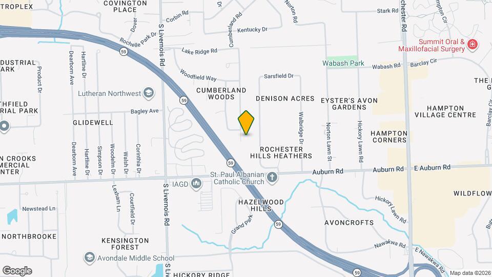 2825 Long Meadow Ln Map and Location Details