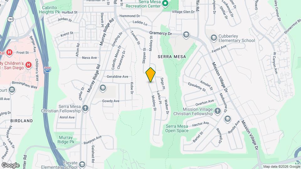2931 Mobley St Map and Location Details