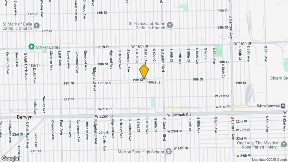 6101 W 19th St Map and Location Details