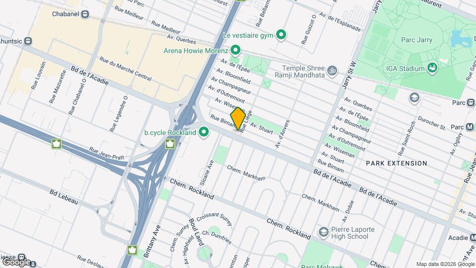 1053-1061 De Liège Rue O Map and Location Details