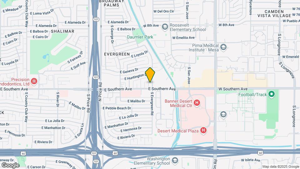 3244 S Evergreen Rd Map and Location Details
