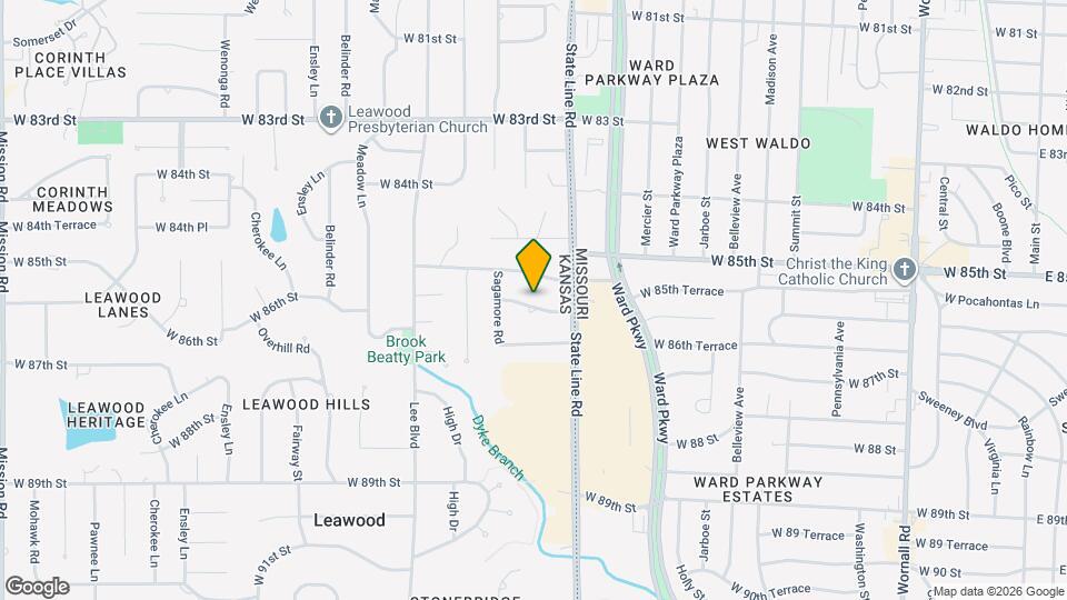 2100 W 86th St Mapa y Detalles de la Ubicación