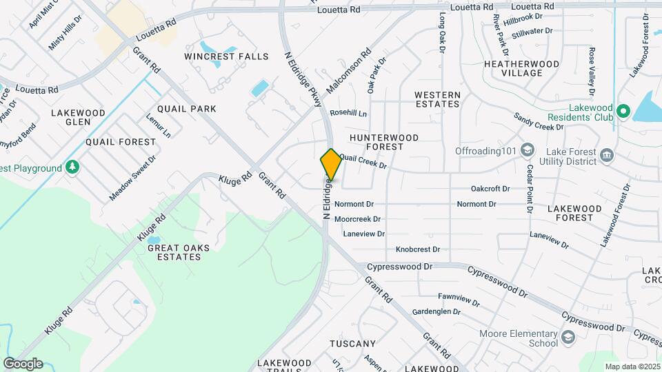 14610 N Eldridge Pkwy Map and Location Details
