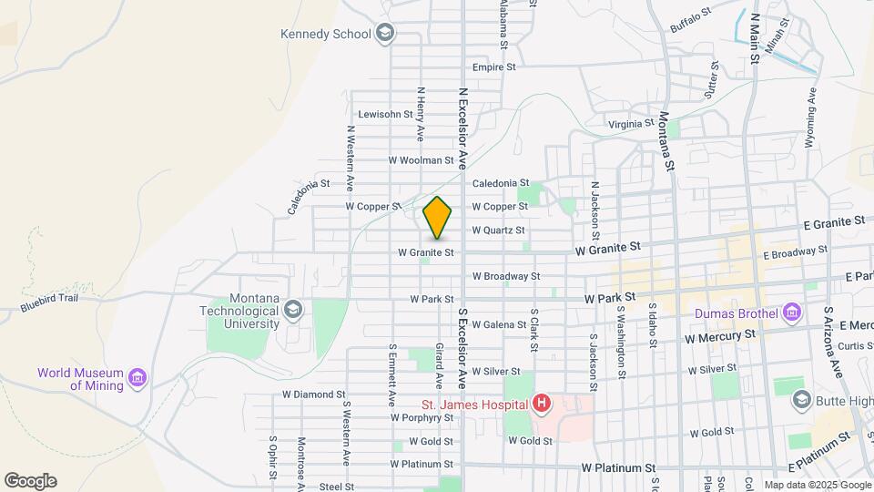 939 W Granite St Mapa y Detalles de la Ubicación